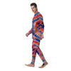 Tie Dye Swirl Batik Men's Pajamas-grizzshop