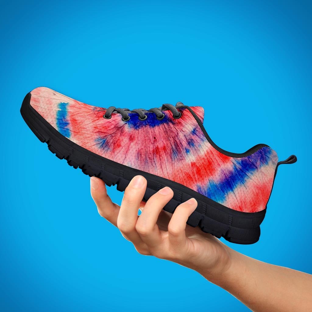 Tie Dye Swirl Batik Men's Sneakers-grizzshop