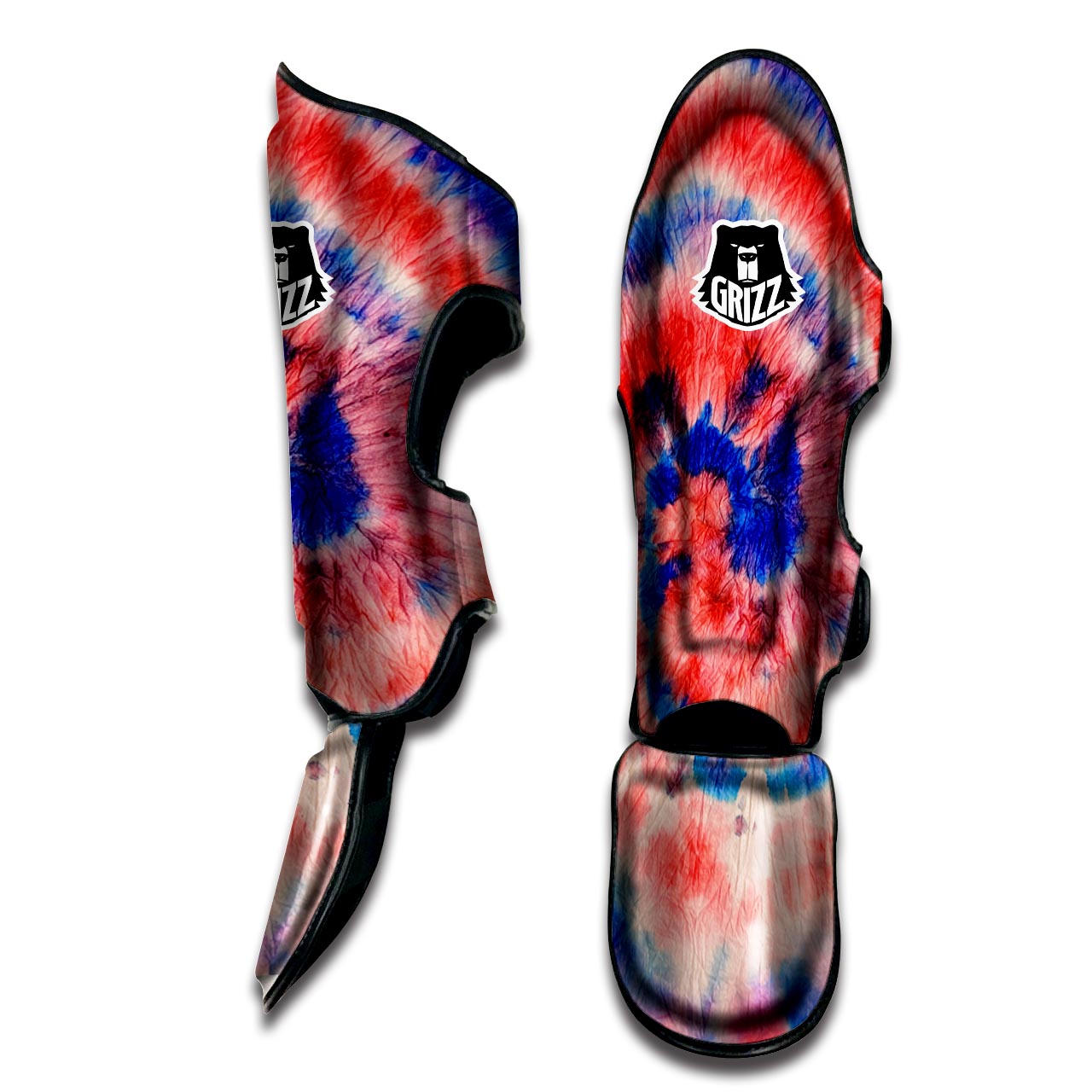 Tie Dye Swirl Batik Muay Thai Shin Guard-grizzshop