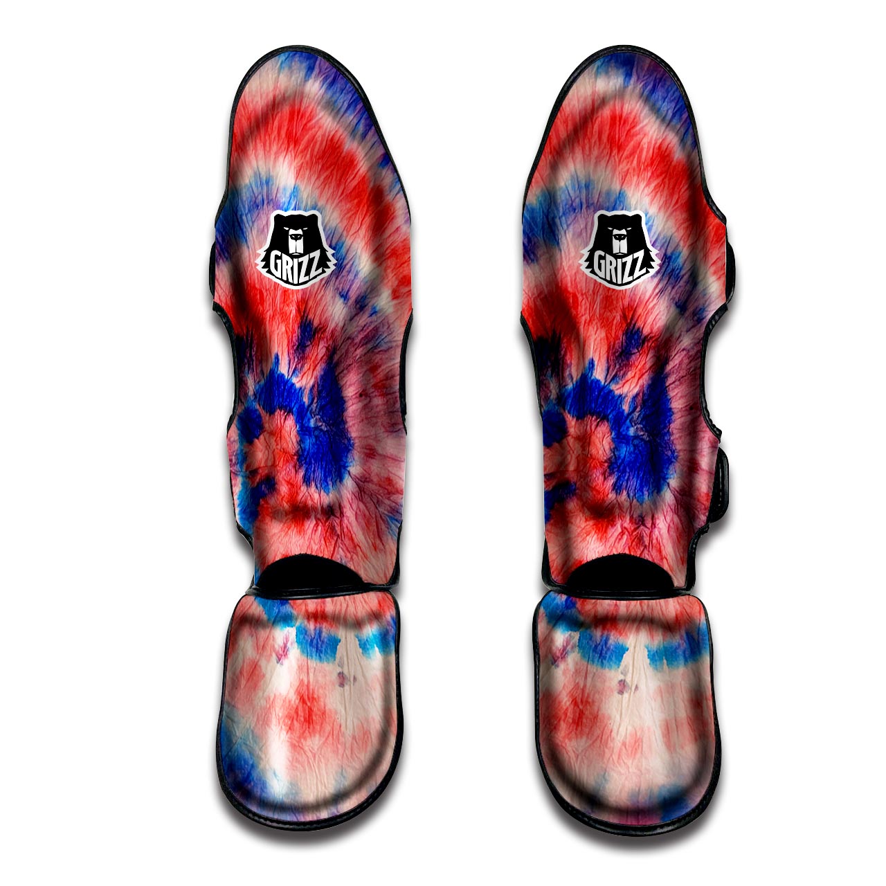 Tie Dye Swirl Batik Muay Thai Shin Guard-grizzshop