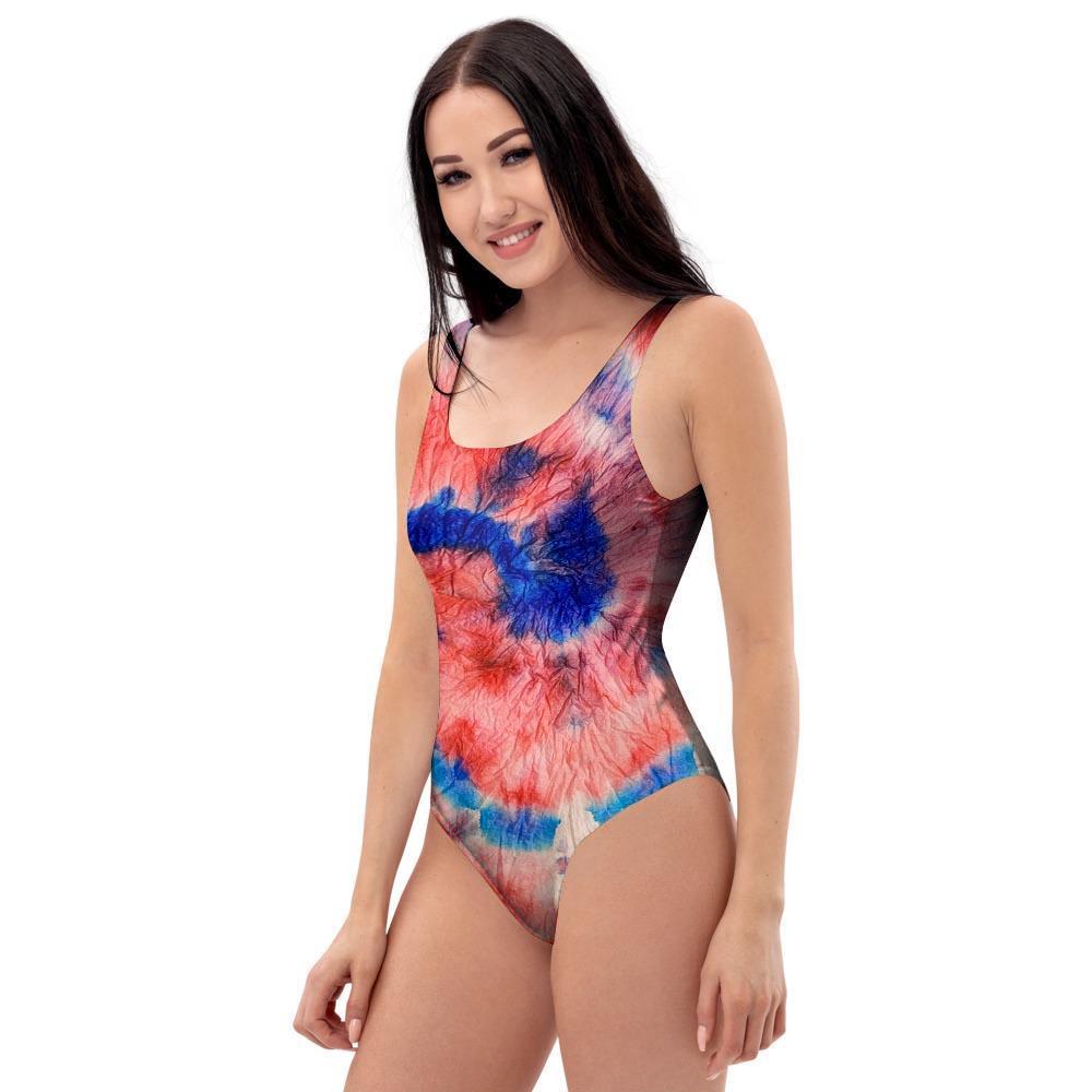 Tie Dye Swirl Batik One Piece Swimsuite-grizzshop