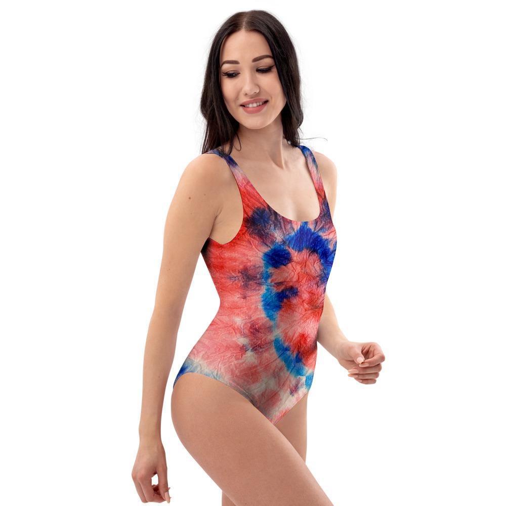 Tie Dye Swirl Batik One Piece Swimsuite-grizzshop