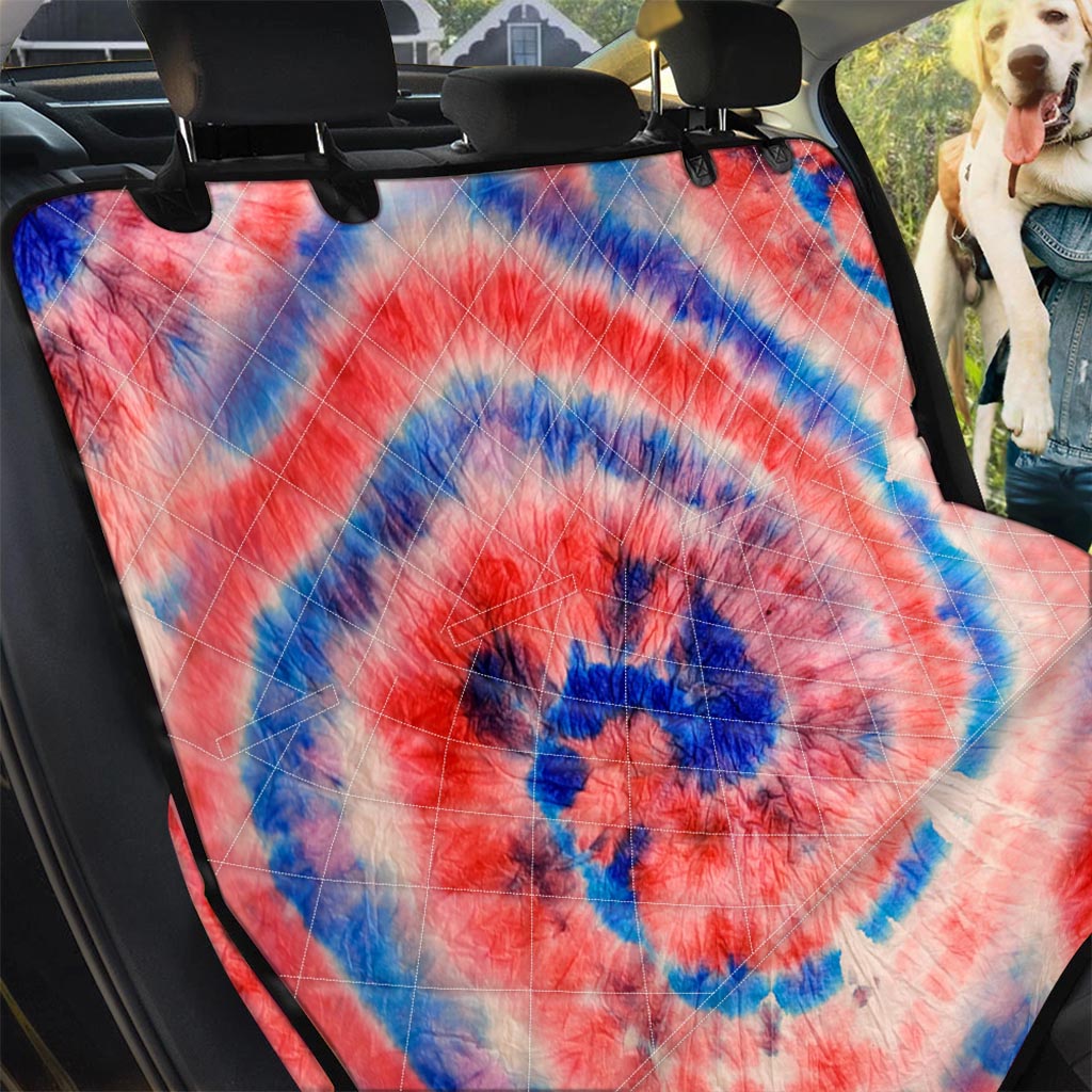 Tie Dye Swirl Batik Pet Car Seat Cover-grizzshop