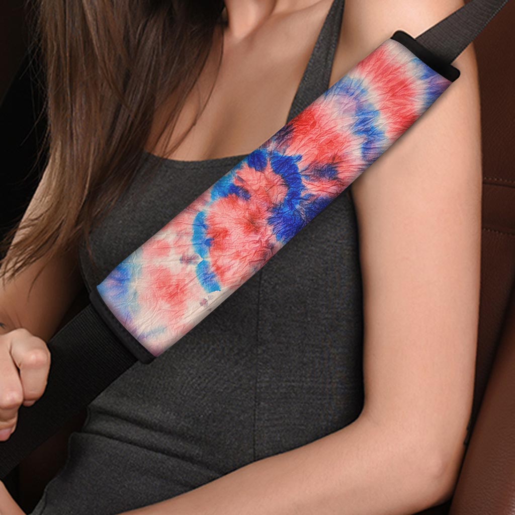 Tie Dye Swirl Batik Seat Belt Cover-grizzshop