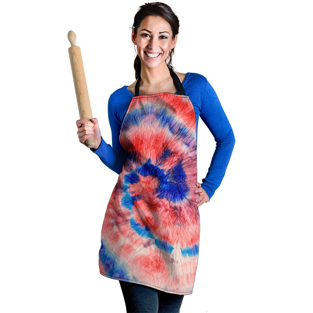 Tie Dye Swirl Batik Women's Apron-grizzshop