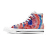 Tie Dye Swirl Batik Women's High Top Shoes-grizzshop