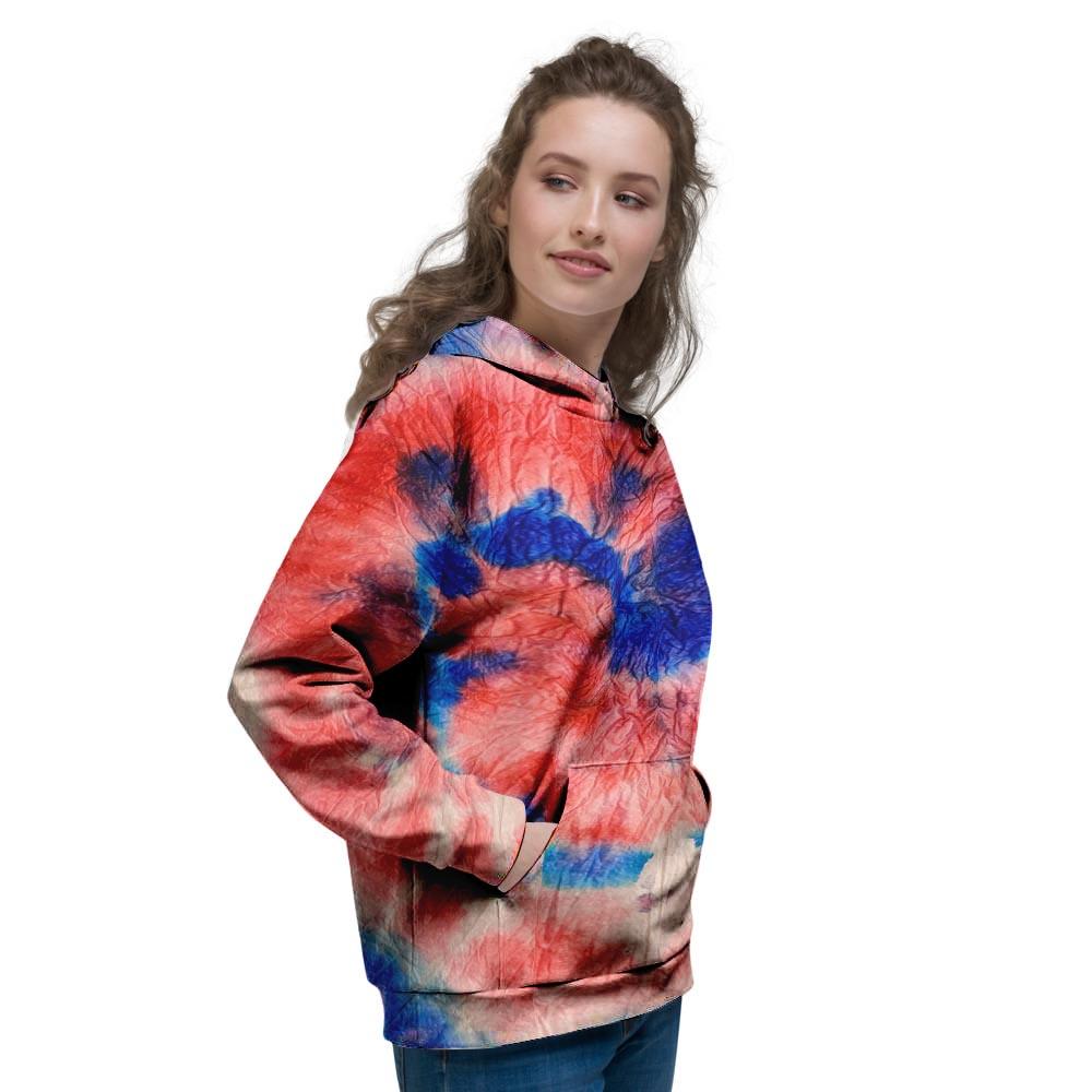 Tie Dye Swirl Batik Women's Hoodie-grizzshop