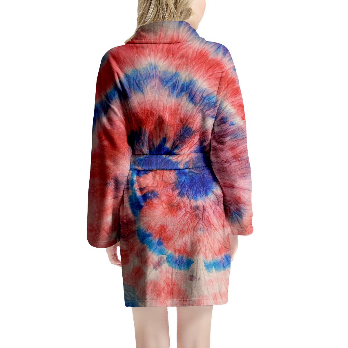 Tie Dye Swirl Batik Women's Robe-grizzshop