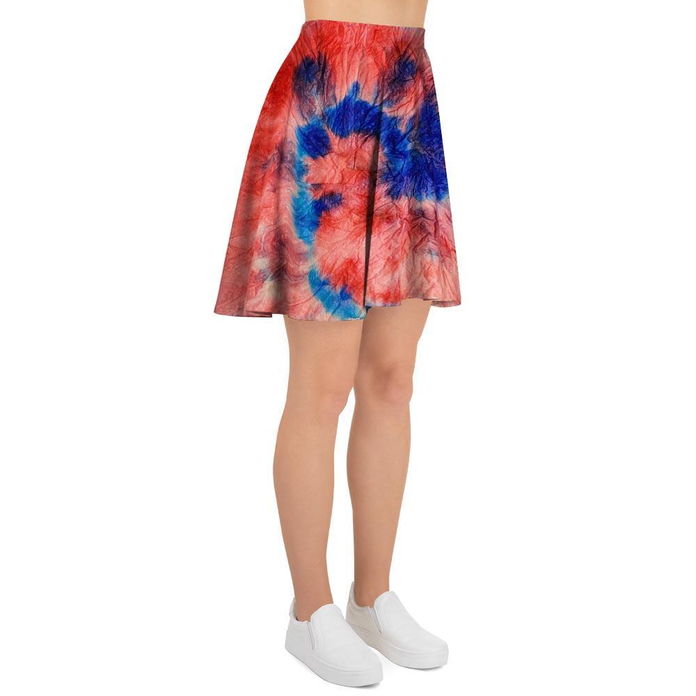 Tie Dye Swirl Batik Women's Skirt-grizzshop