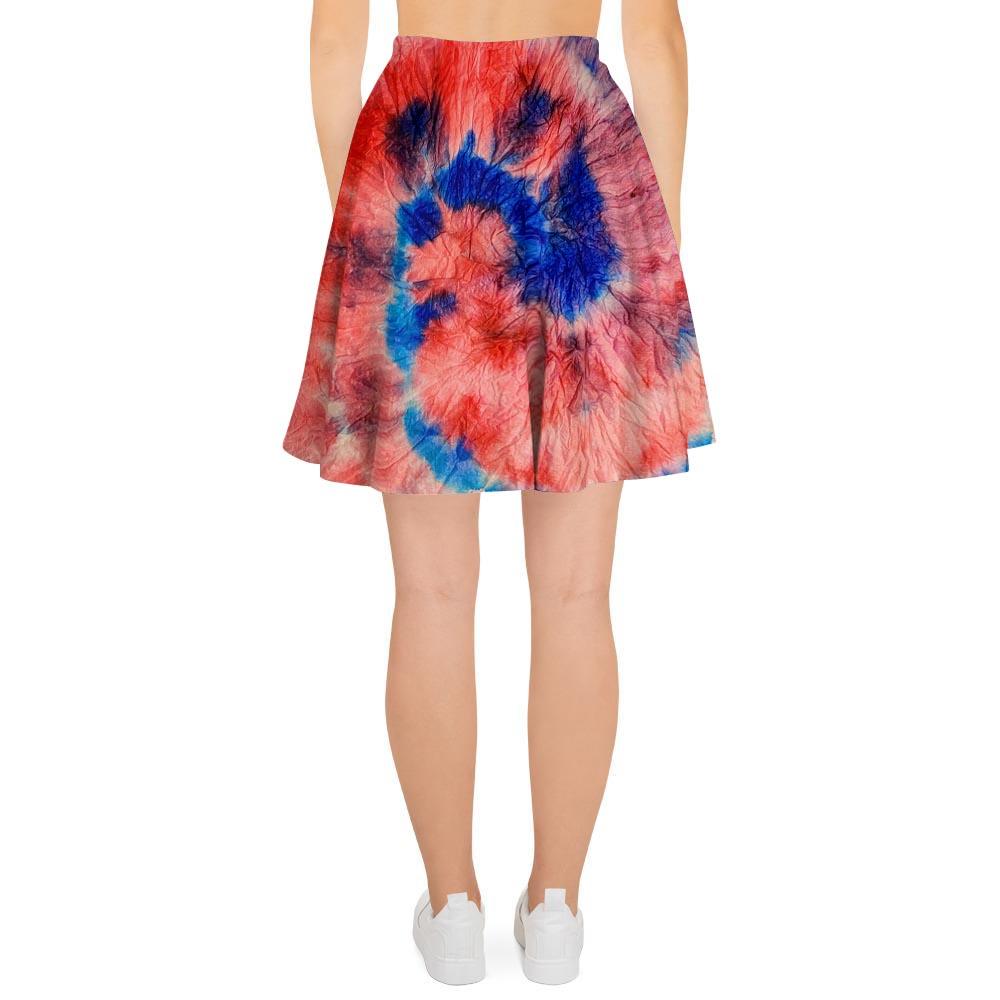 Tie Dye Swirl Batik Women's Skirt-grizzshop