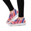 Tie Dye Swirl Batik Women's Sneakers-grizzshop