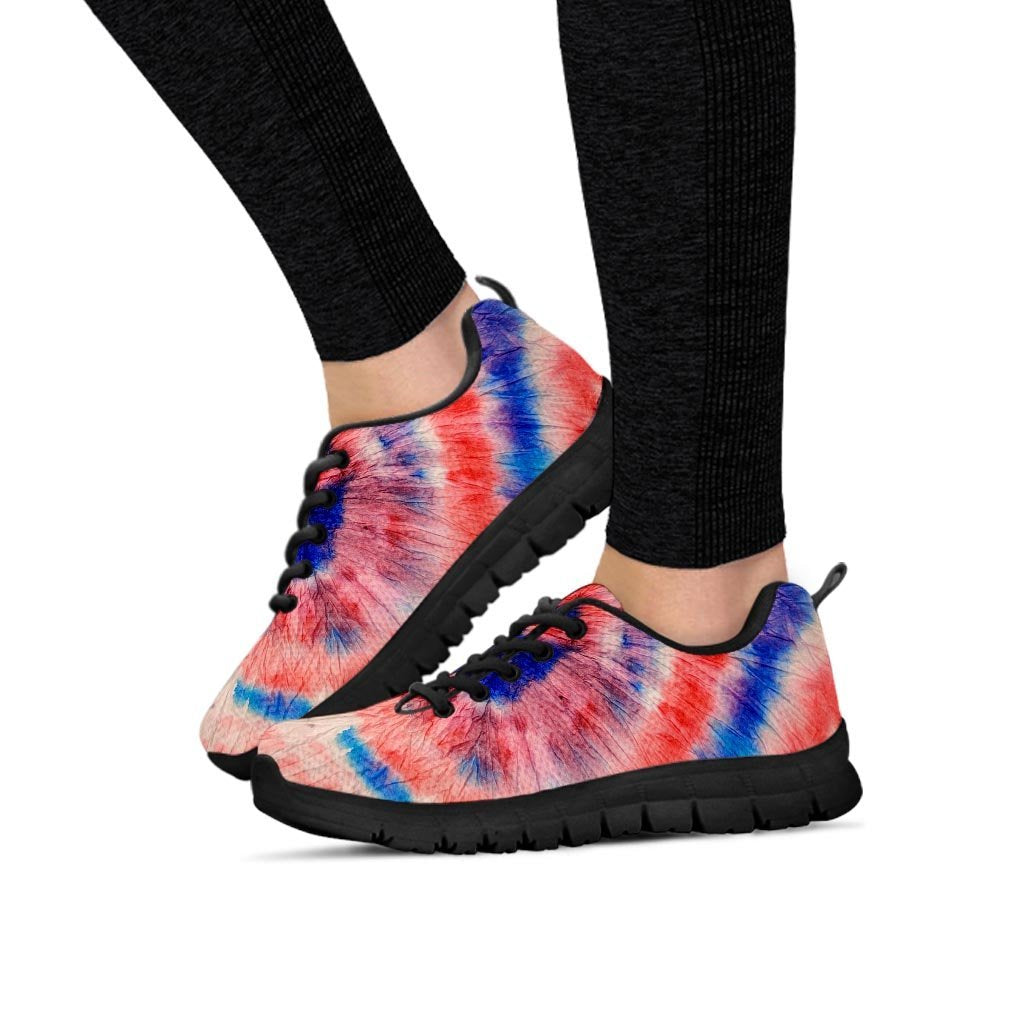 Tie Dye Swirl Batik Women's Sneakers-grizzshop