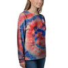 Tie Dye Swirl Batik Women's Sweatshirt-grizzshop