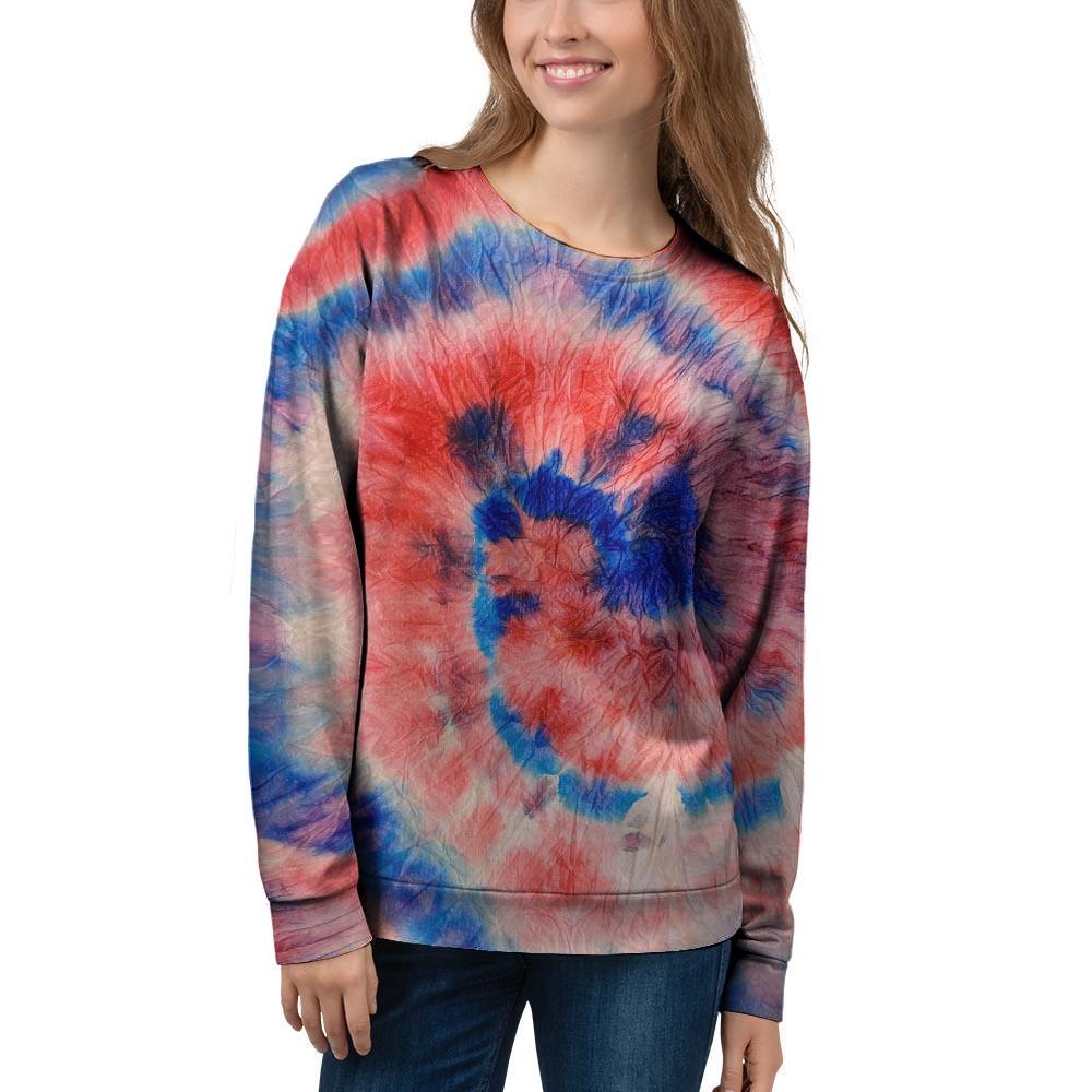 Tie Dye Swirl Batik Women's Sweatshirt-grizzshop