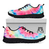 Tie Dye Swirl Print Black Sneaker-grizzshop