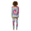 Tie Dye Swirl Print Women's Pajamas-grizzshop