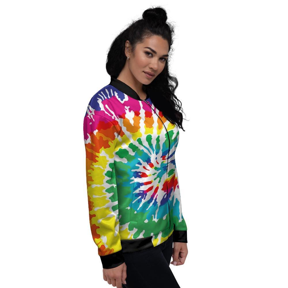 Tie Dye Women's Bomber Jacket-grizzshop