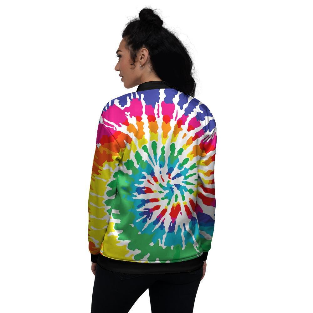 Tie Dye Women's Bomber Jacket-grizzshop