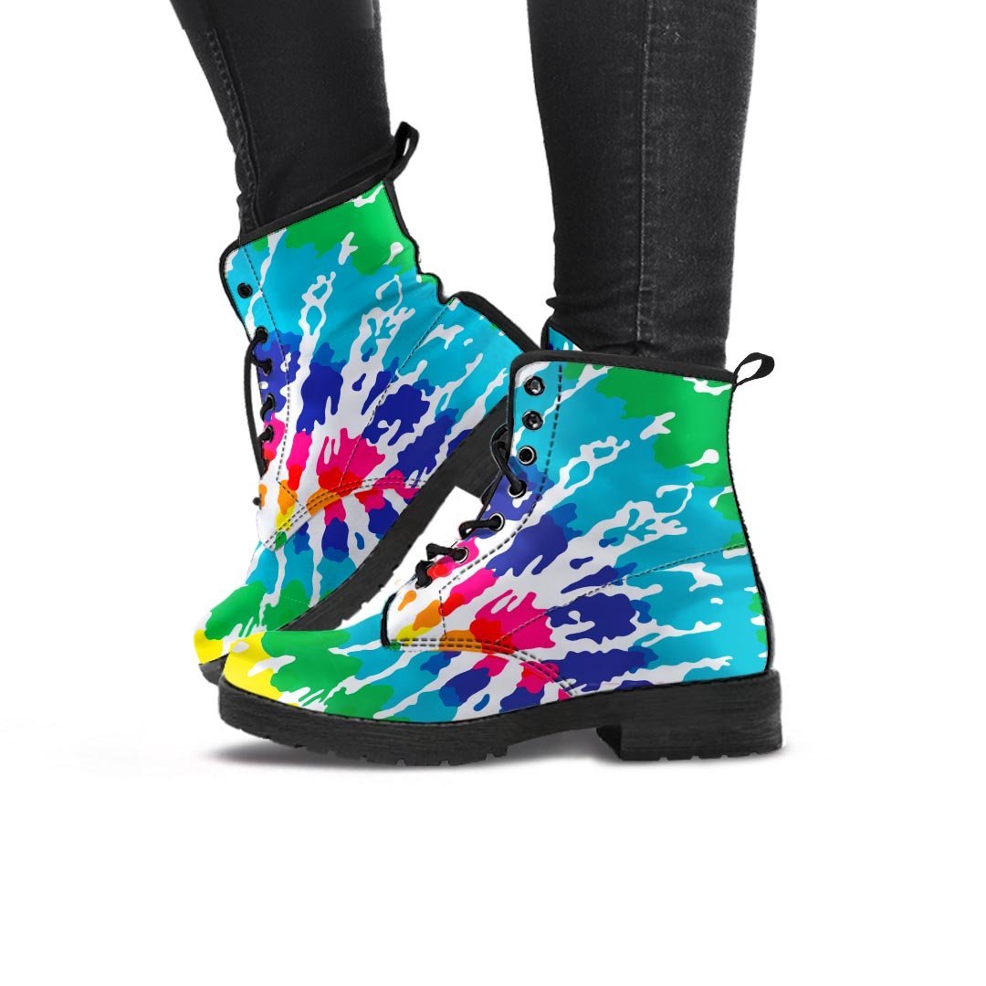 Tie Dye Women's Boots-grizzshop