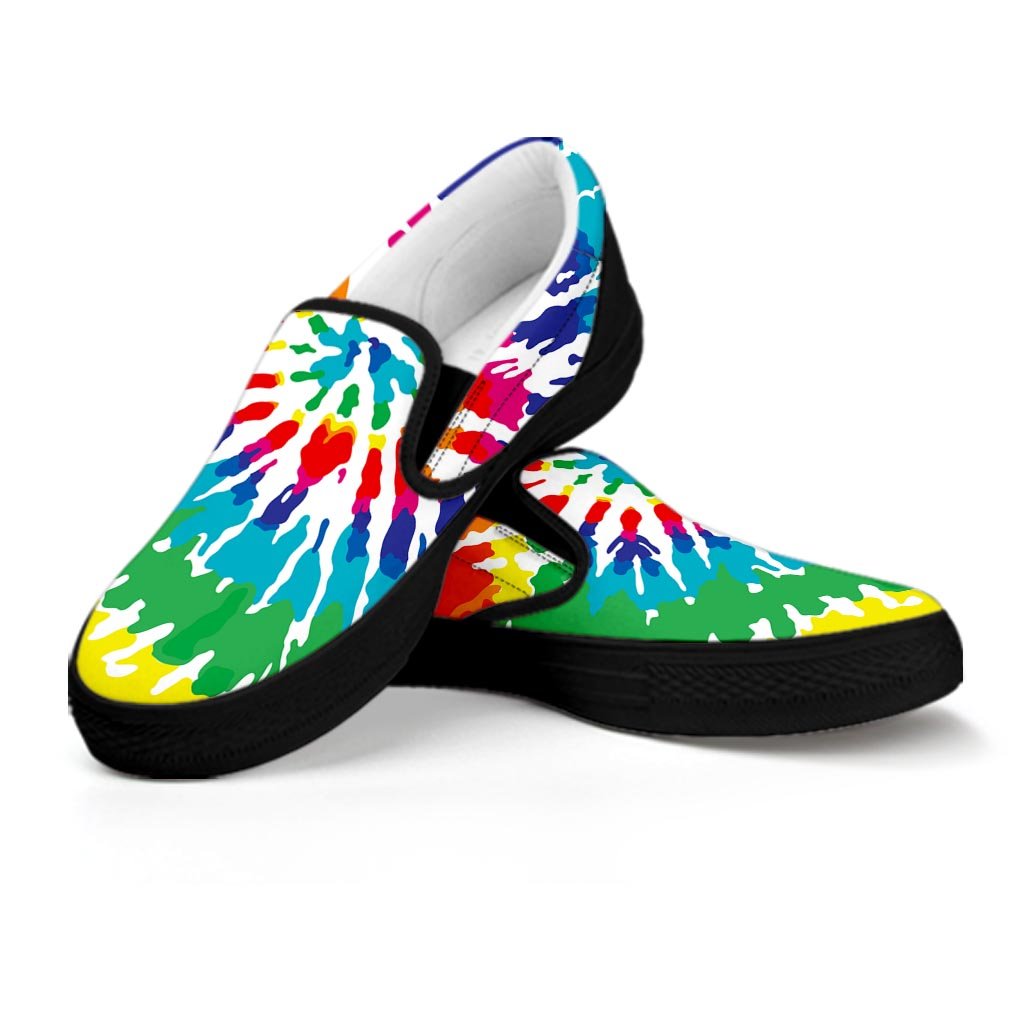 Tie Dye Women's Slip On Sneakers-grizzshop