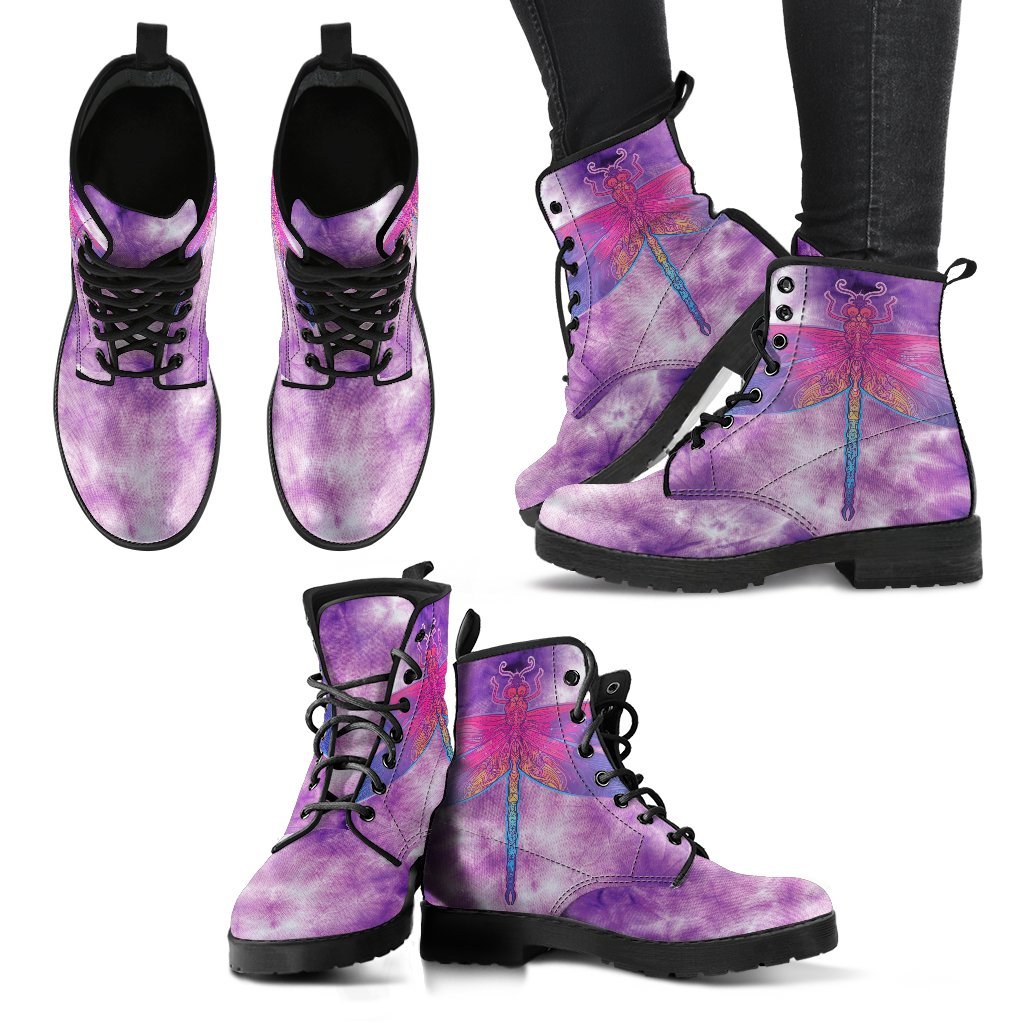 TieDye Dragonfly 3 Handcrafted Boots-grizzshop