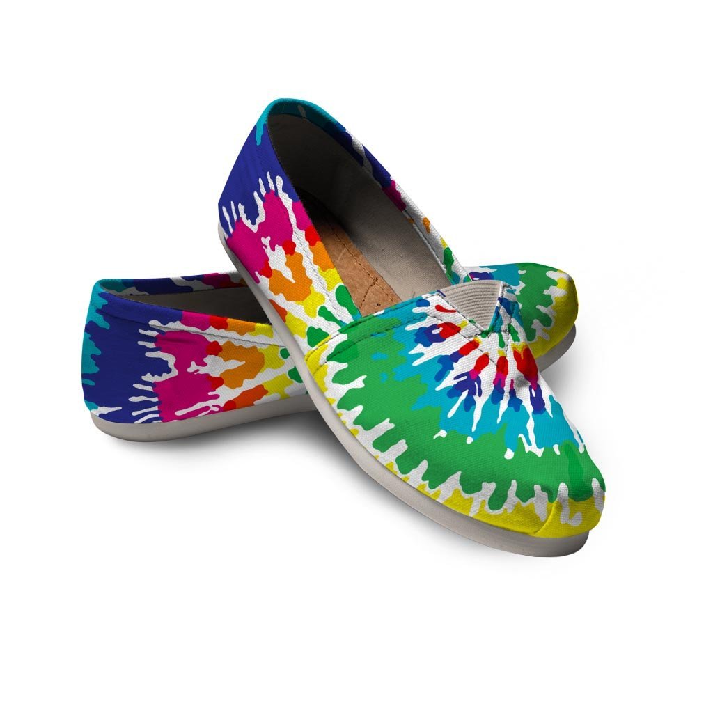 Tie Dye Canvas Shoes-grizzshop