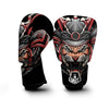 Tiger And Japanese Samurai Print Boxing Gloves-grizzshop