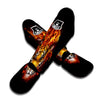 Tiger Flame Print Muay Thai Shin Guards-grizzshop