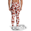 Tiger Gouache Print Pattern Men's Leggings-grizzshop