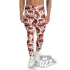 Tiger Gouache Print Pattern Men's Leggings-grizzshop