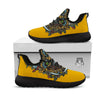 Tiger Head Tattoo Print Black Athletic Shoes-grizzshop