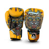 Tiger Head Tattoo Print Boxing Gloves-grizzshop