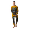 Tiger Head Tattoo Print Men's Pajamas-grizzshop