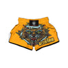 Tiger Head Tattoo Print Muay Thai Boxing Shorts-grizzshop