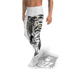 Tiger Japanese Style Print Men's Leggings-grizzshop