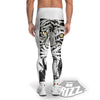 Tiger Japanese Style Print Men's Leggings-grizzshop