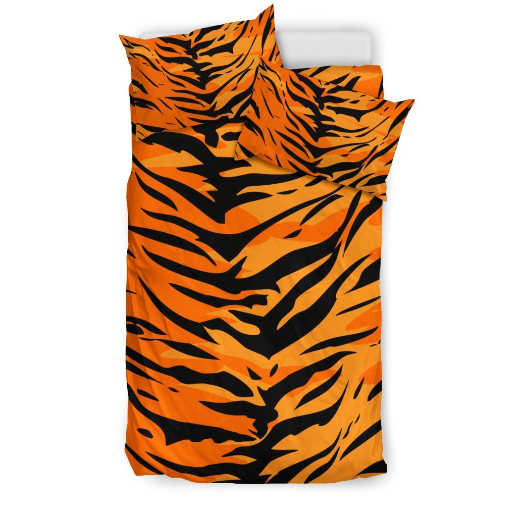 Tiger Pattern Print Duvet Cover Bedding Set-grizzshop