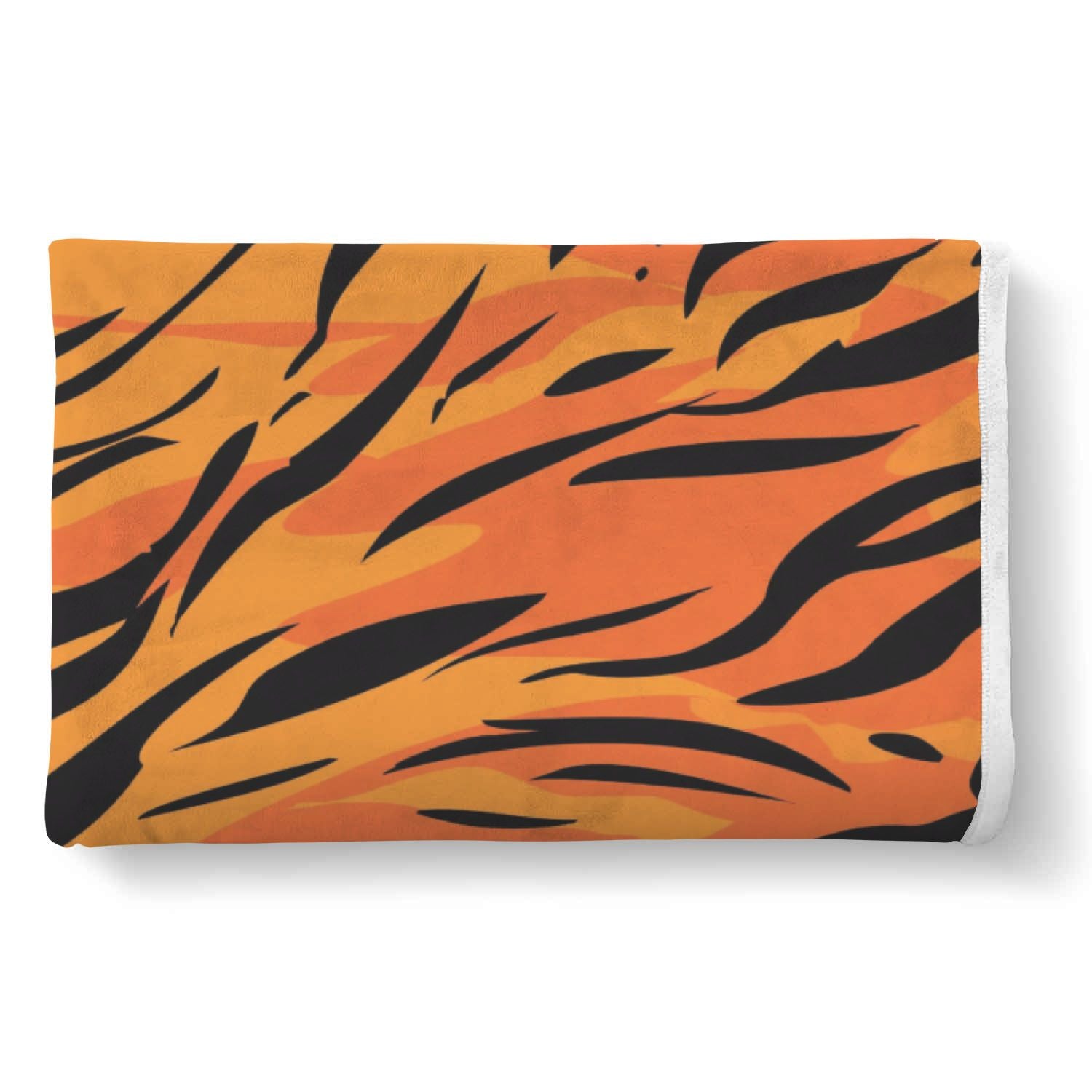 Tiger Pattern Print Throw Blanket-grizzshop