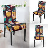 Tiki Fruit Pattern Print Chair Cover-grizzshop