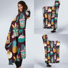 Load image into Gallery viewer, Tiki Fruit Pattern Print Hooded Blanket-grizzshop