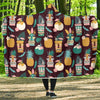 Load image into Gallery viewer, Tiki Fruit Pattern Print Hooded Blanket-grizzshop