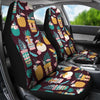 Tiki Fruit Pattern Print Universal Fit Car Seat Covers-grizzshop