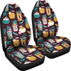 Tiki Fruit Pattern Print Universal Fit Car Seat Covers-grizzshop