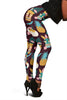 Tiki Fruit Pattern Print Women Leggings-grizzshop