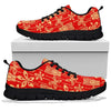 Tiki Hawaiian Pattern Print Sneaker Shoes For Men Women-grizzshop