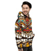 Tiki Hawaiian Print Men's Hoodie-grizzshop