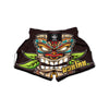 Tiki Hawaiian Print Muay Thai Boxing Shorts-grizzshop