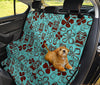 Tiki Hibiscus Pattern Print Pet Car Seat Cover-grizzshop