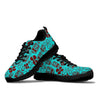 Tiki Hibiscus Pattern Print Sneaker Shoes For Men Women-grizzshop