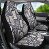 Tiki Pattern Print Universal Fit Car Seat Covers-grizzshop